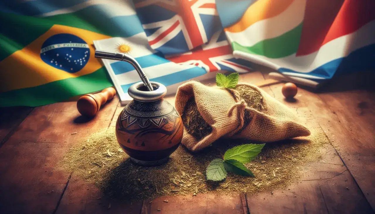 Yerba mate co to? Tradycyjny napój z Ameryki Południowej, przygotowany z suszonych liści ostrokrzewu paragwajskiego, podawany w tykwie z metalową rurką.